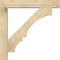 Ekena Millwork Balboa Block Rough Sawn Bracket w/ Offset Brace, Douglas Fir, 6"W x 32"D x 32"H BKT0604X32X32BOA05RDF - alternate 4